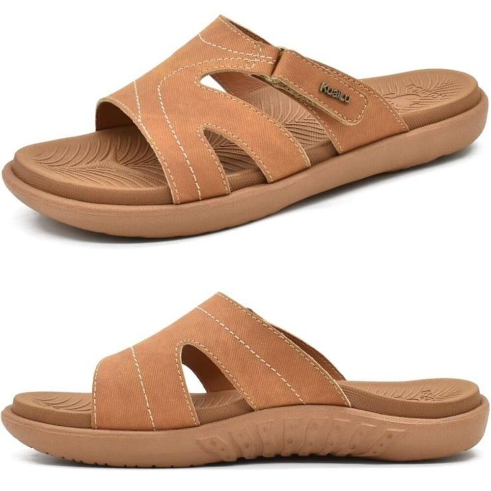 KuaiLu Orthotics Arch Support Sandals Comfortable Shoes Sz 9 NWT Slip On Slipper